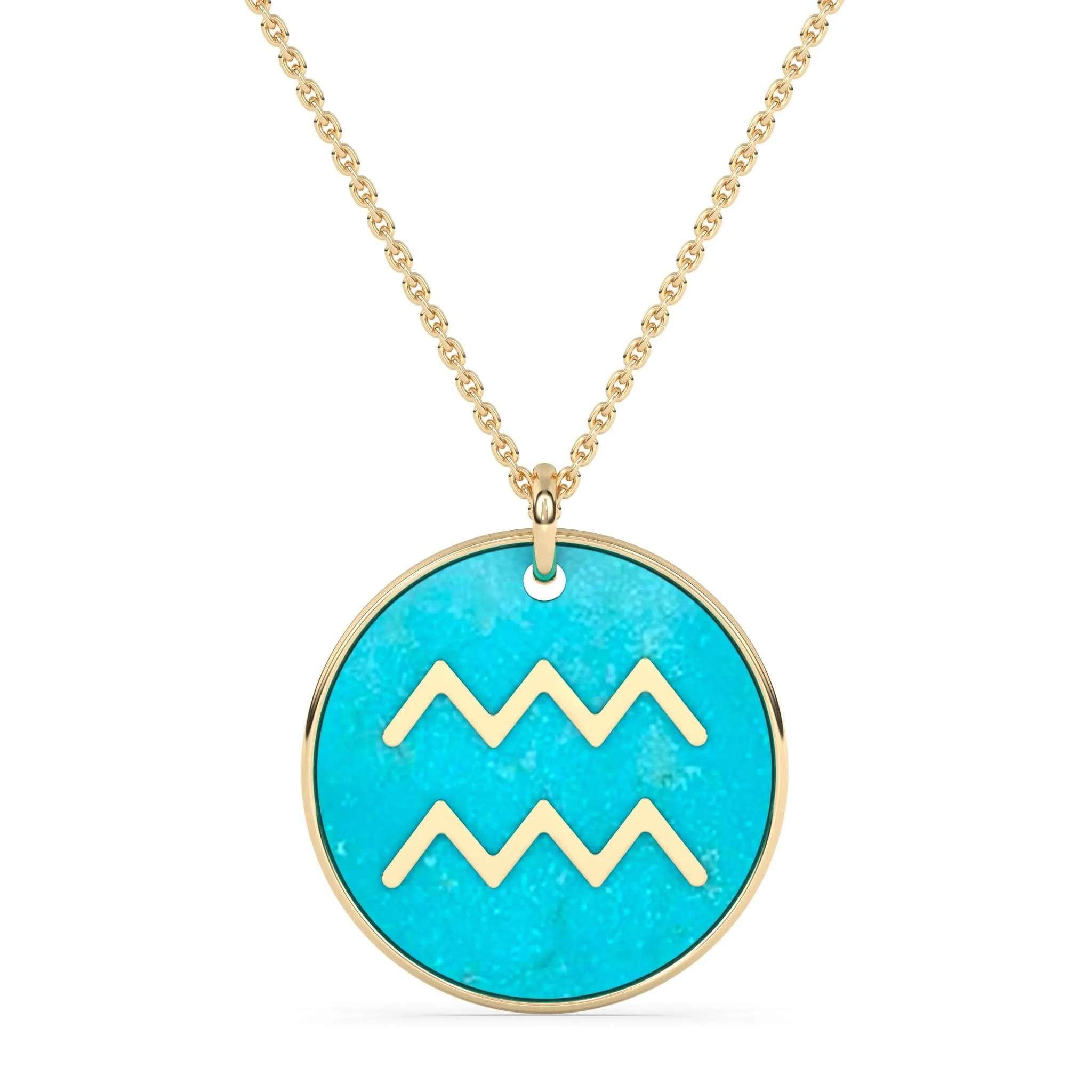 Turquoise Zodiac Necklace