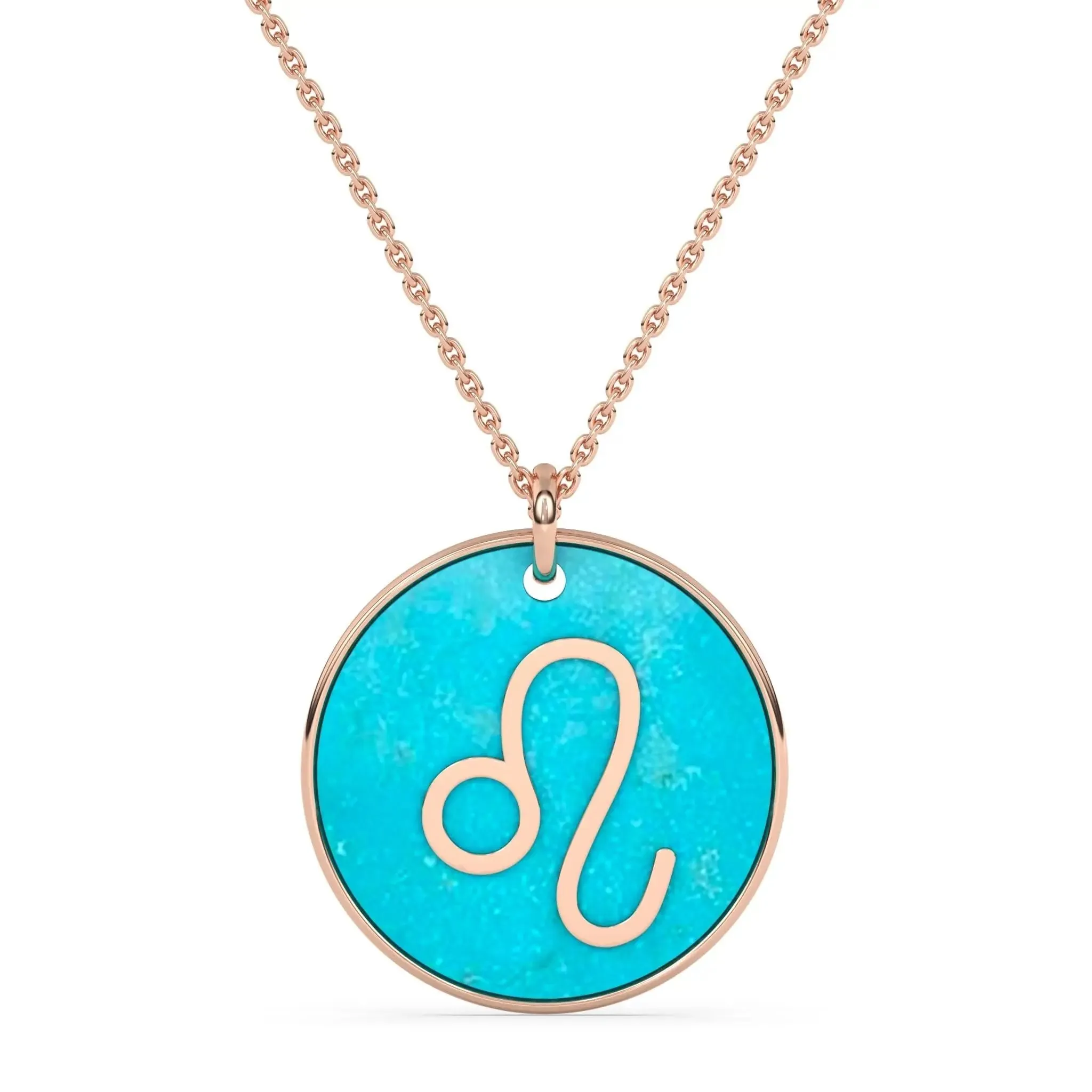 Turquoise Zodiac Necklace