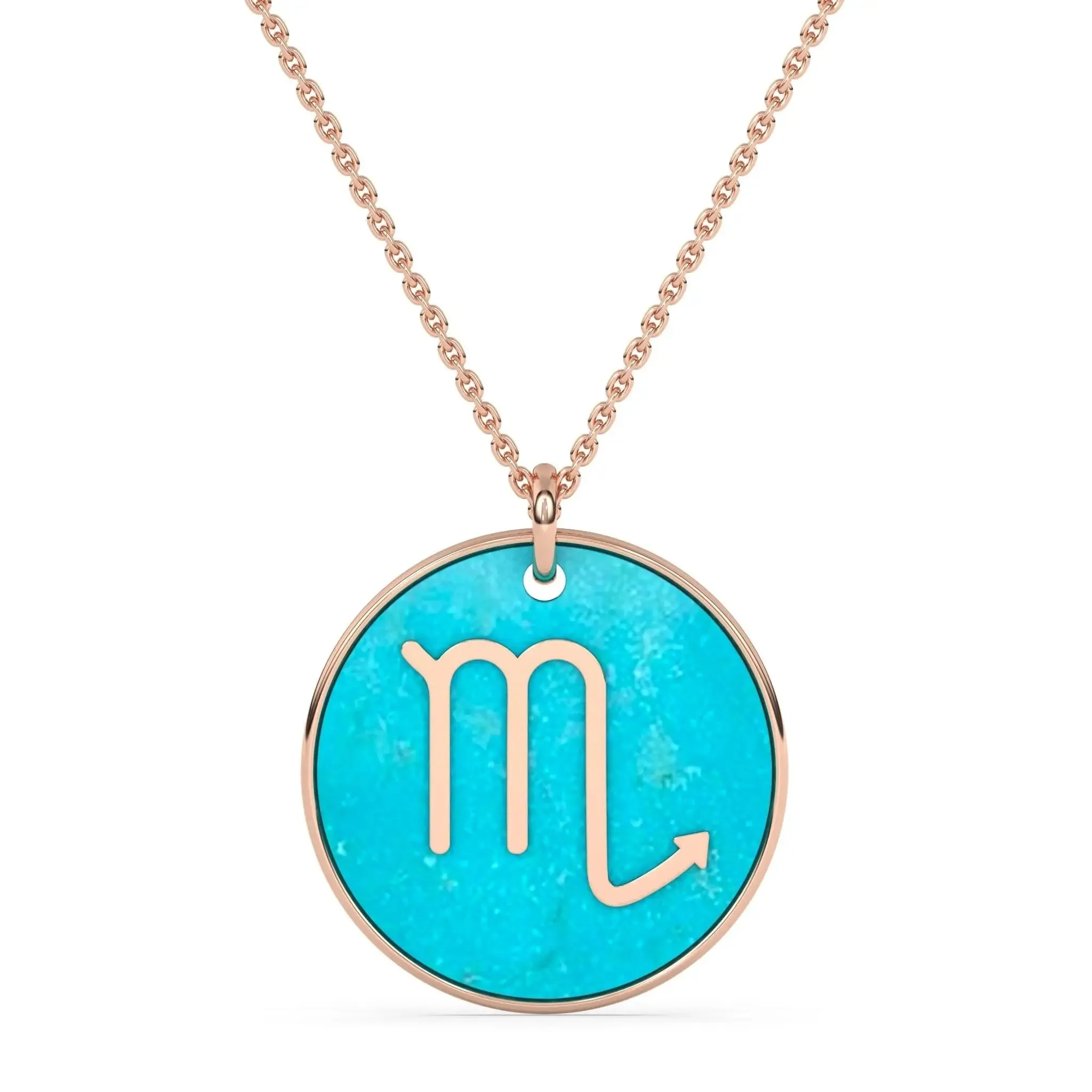 Turquoise Zodiac Necklace