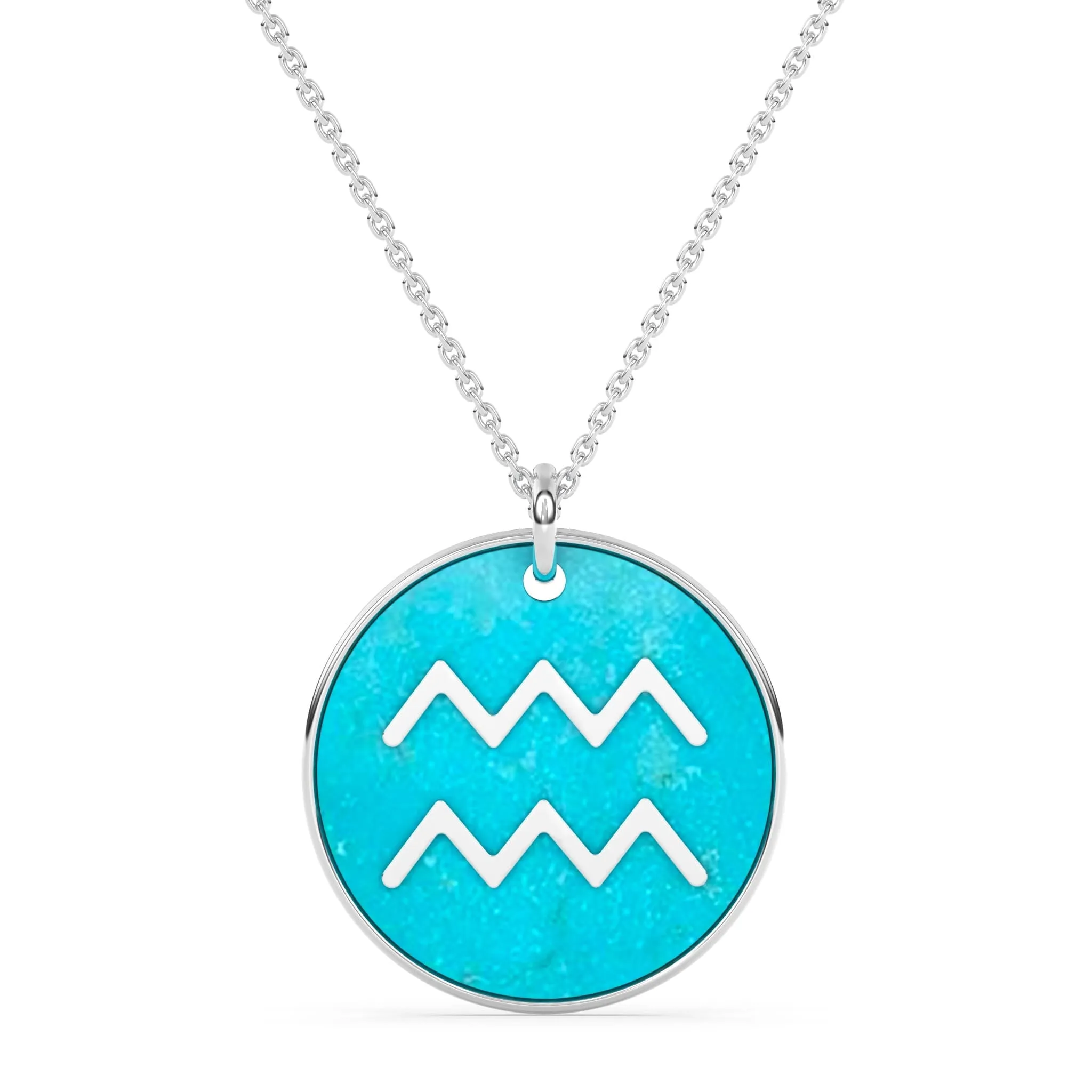 Turquoise Zodiac Necklace