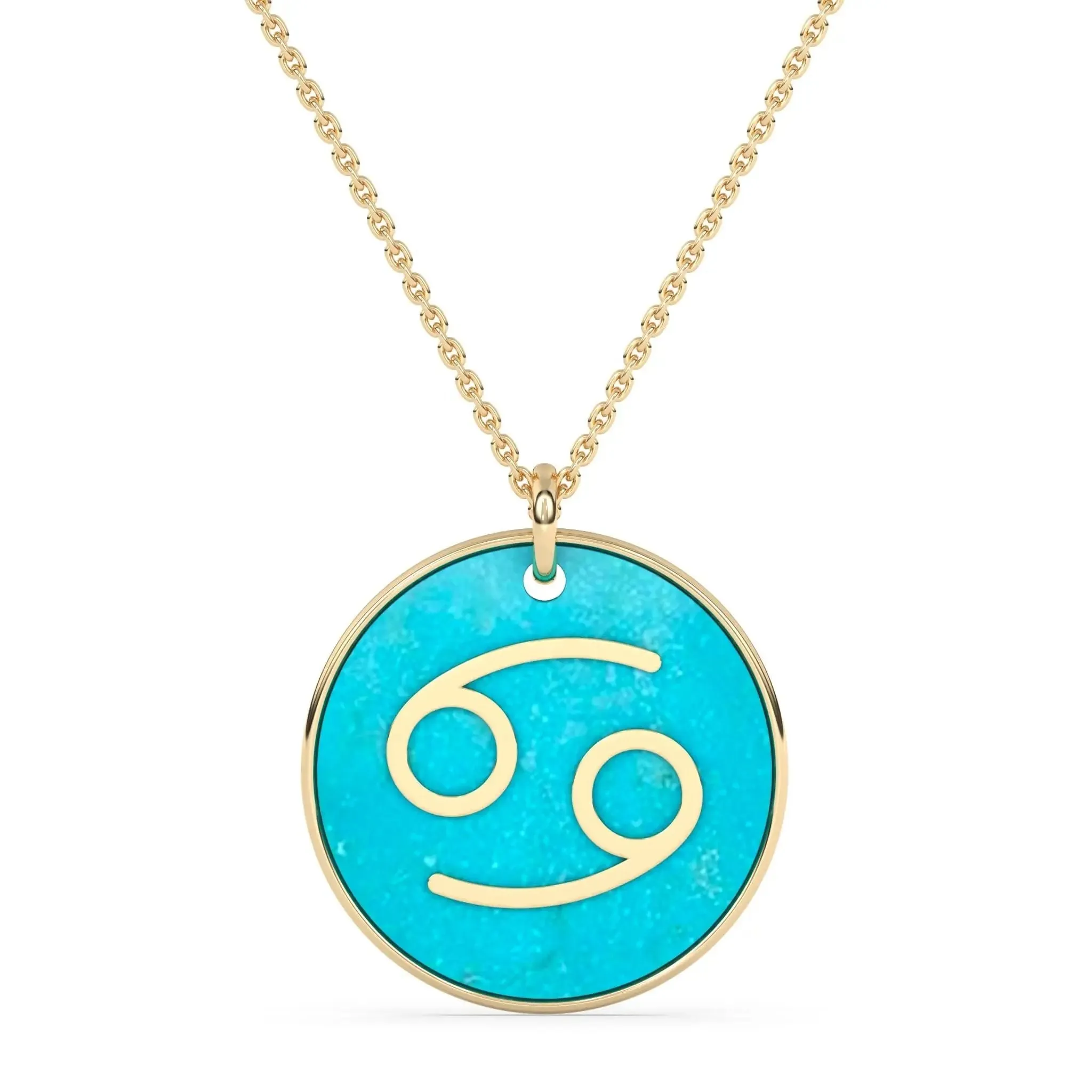 Turquoise Zodiac Necklace