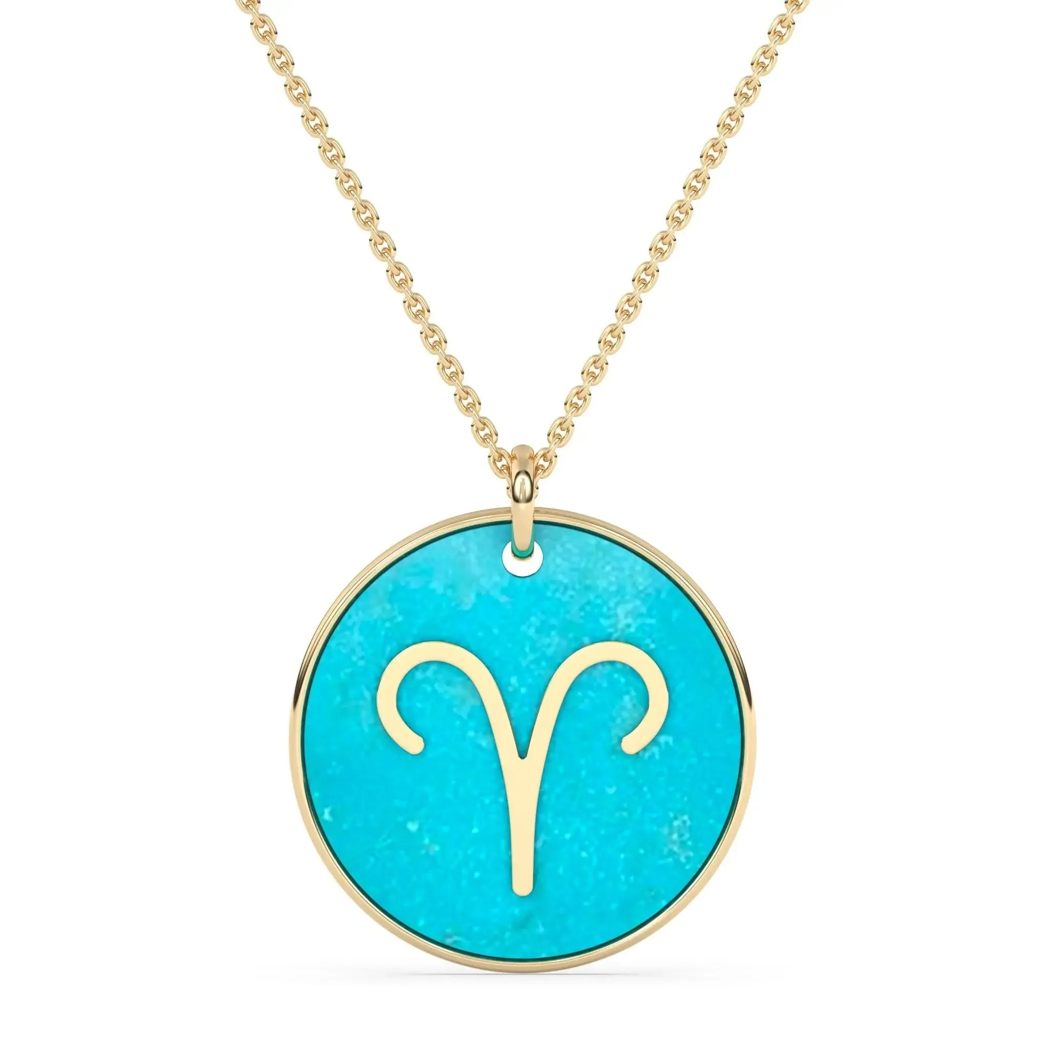 Turquoise Zodiac Necklace