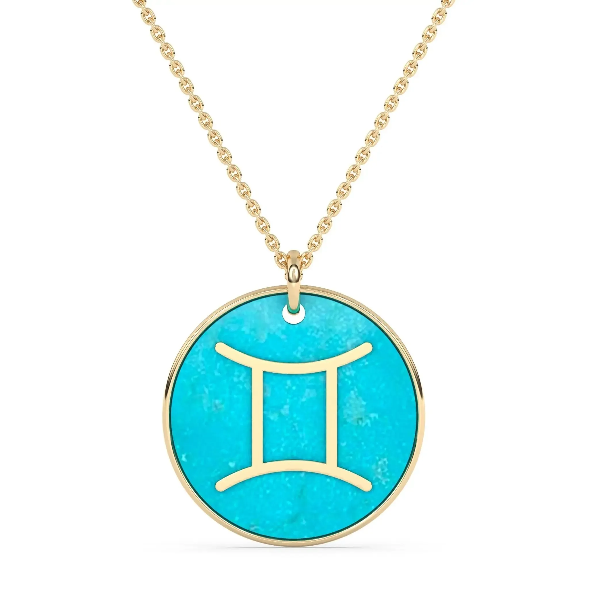 Turquoise Zodiac Necklace