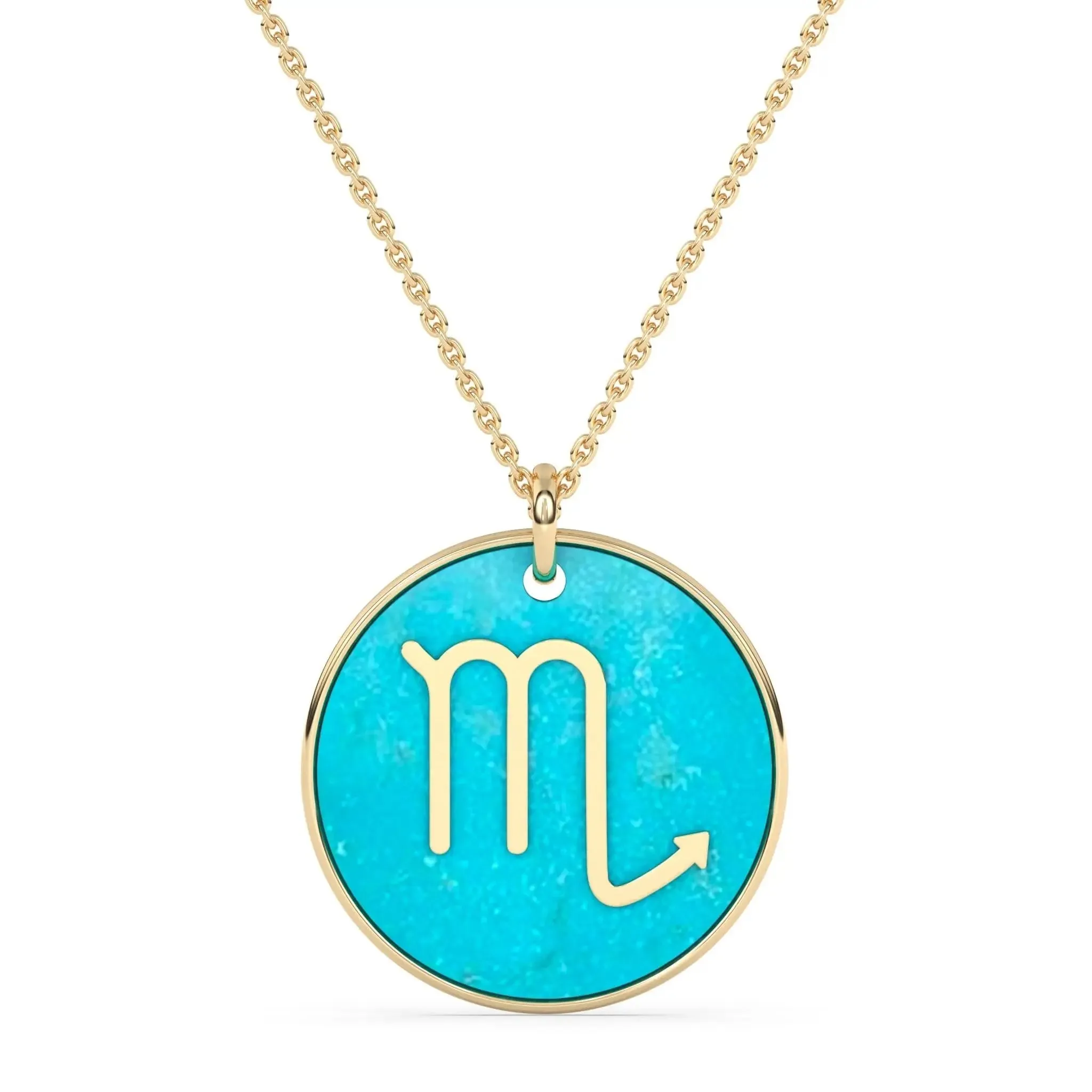 Turquoise Zodiac Necklace