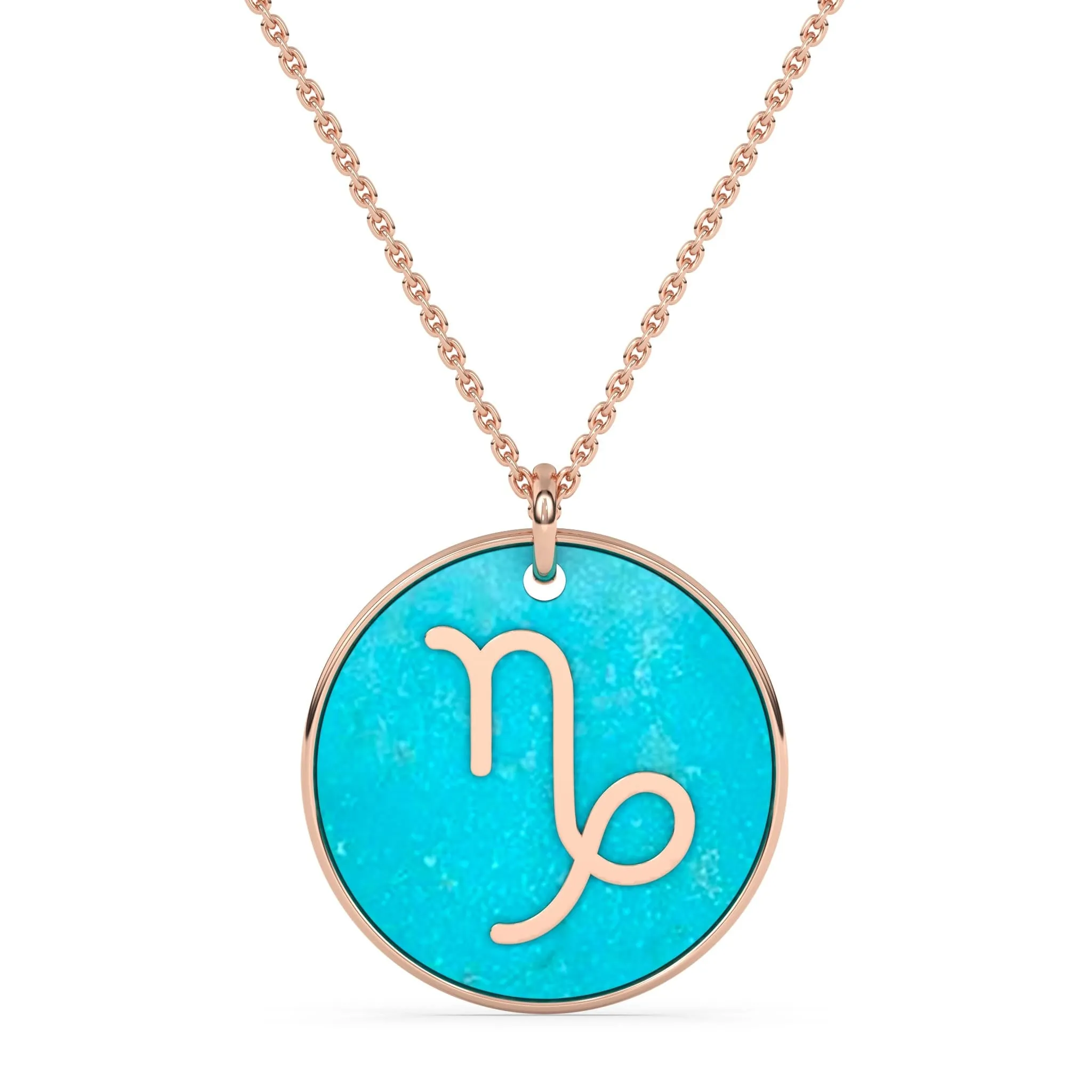 Turquoise Zodiac Necklace