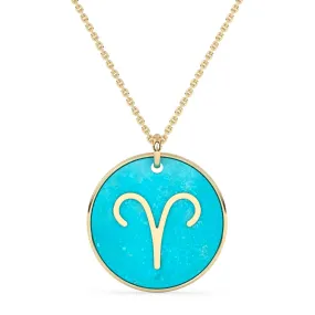 Turquoise Zodiac Necklace