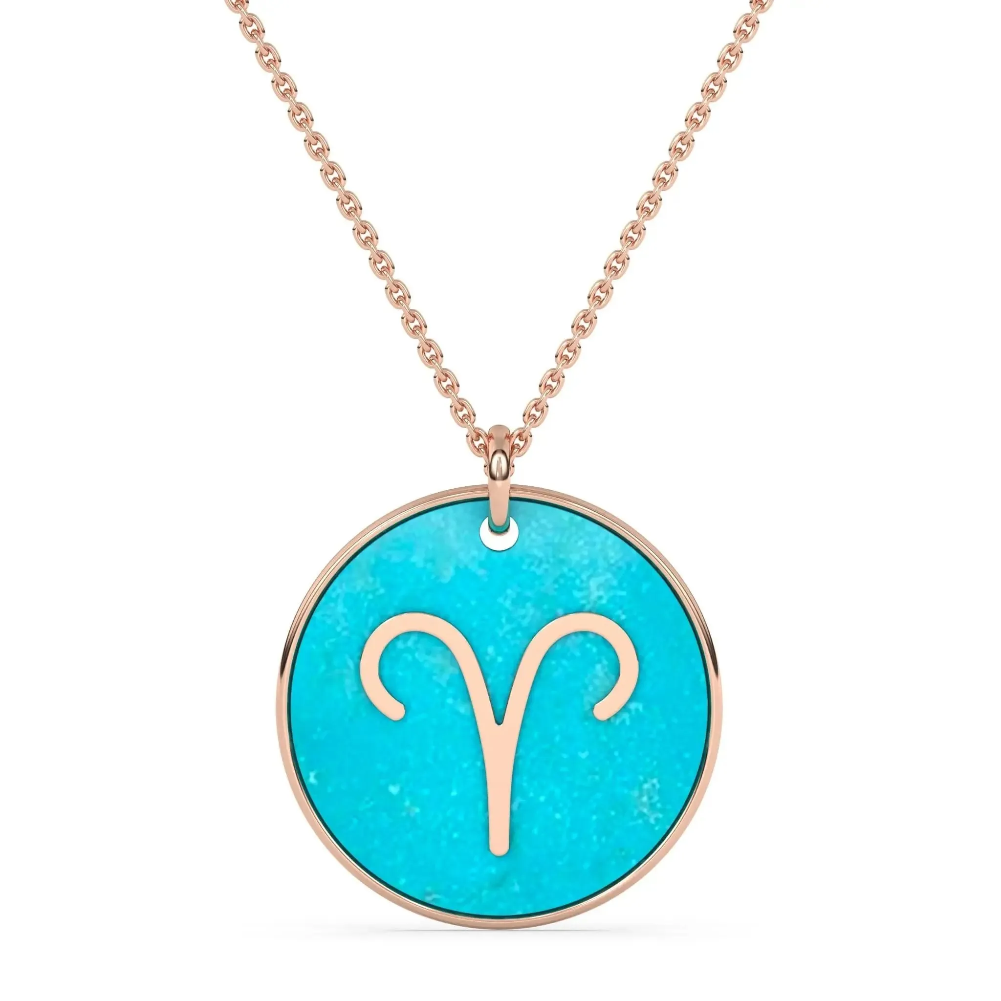 Turquoise Zodiac Necklace