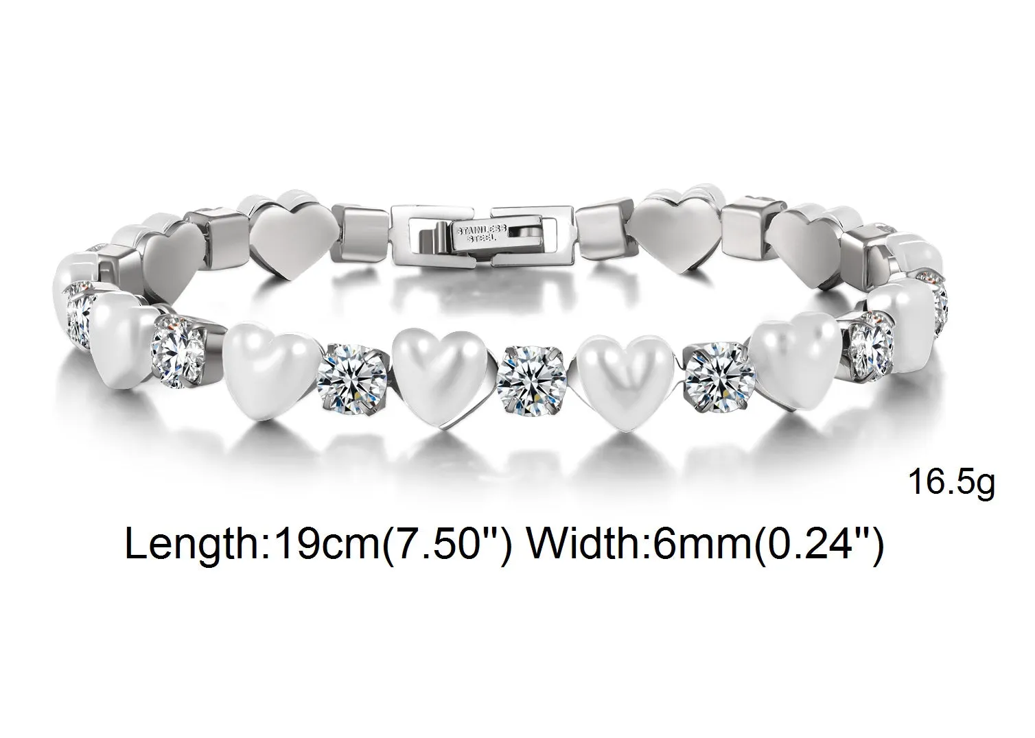 Women's Fashion Blinking Heart Bracelet