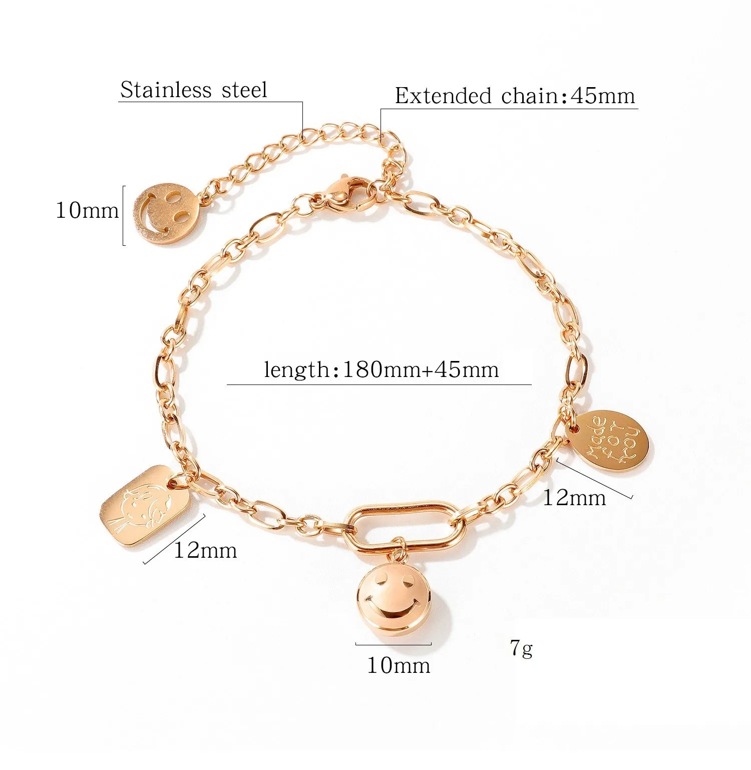 Women's Fashion Made for You, Smiling Bracelet