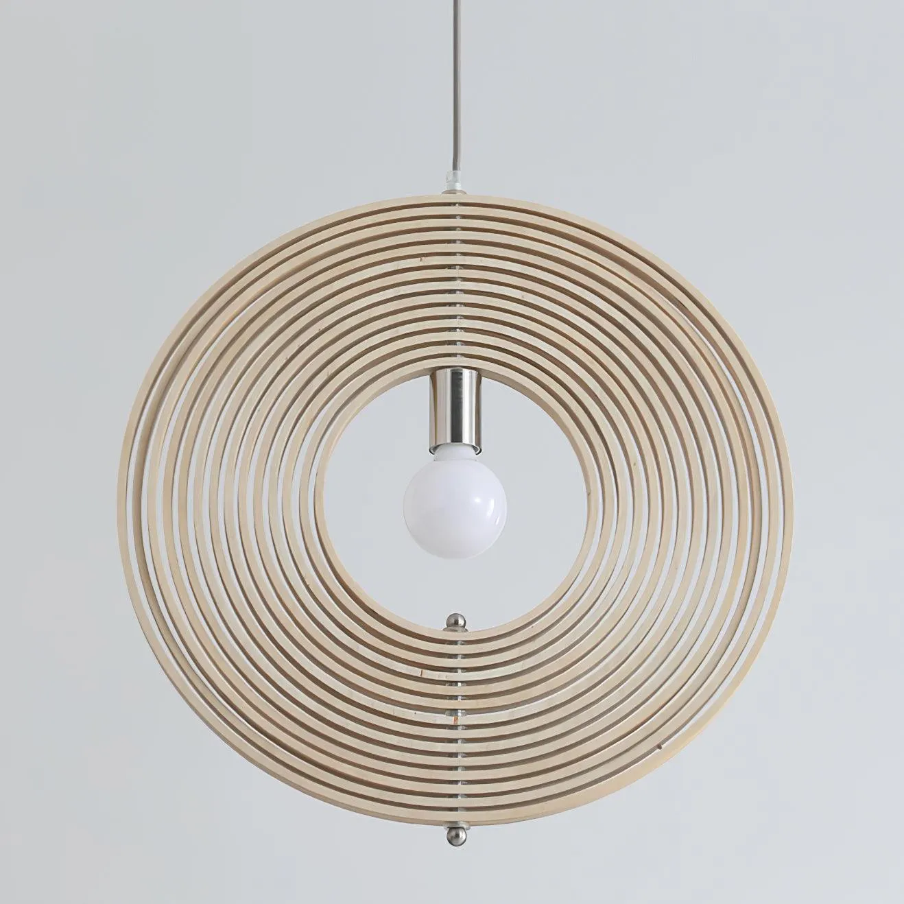 Wooden Moon Pendant Lamp