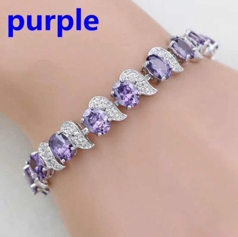 Zircon Seven-color European And American Bracelet Ten Colors For Women