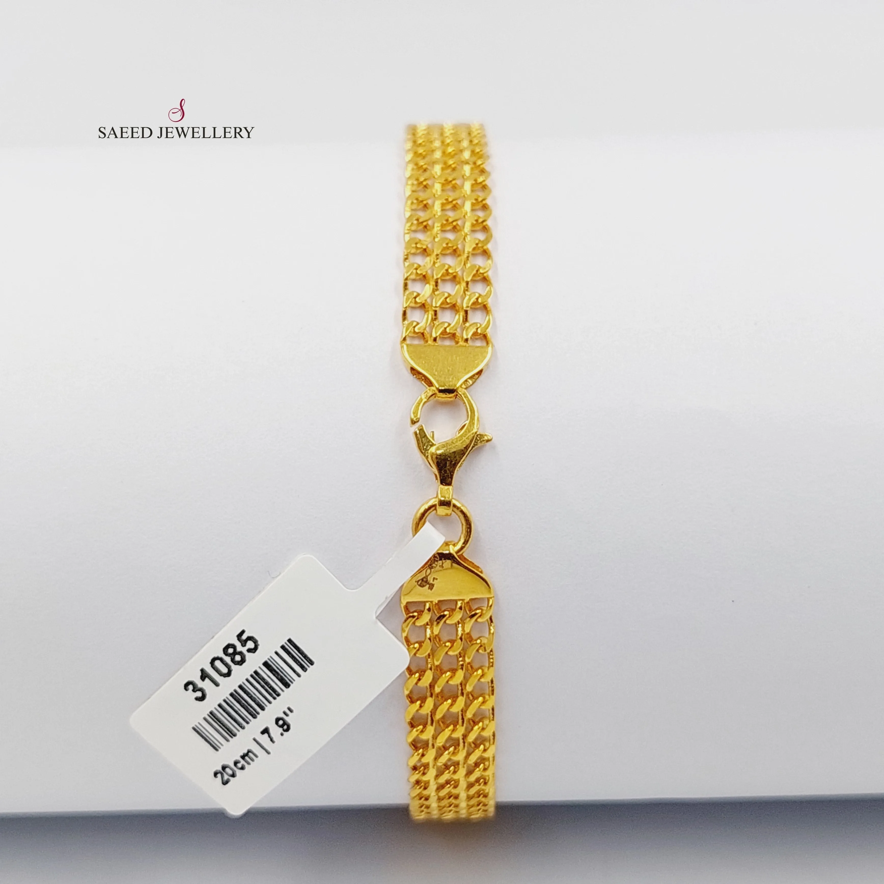 Zircon Studded   Belt Bracelet