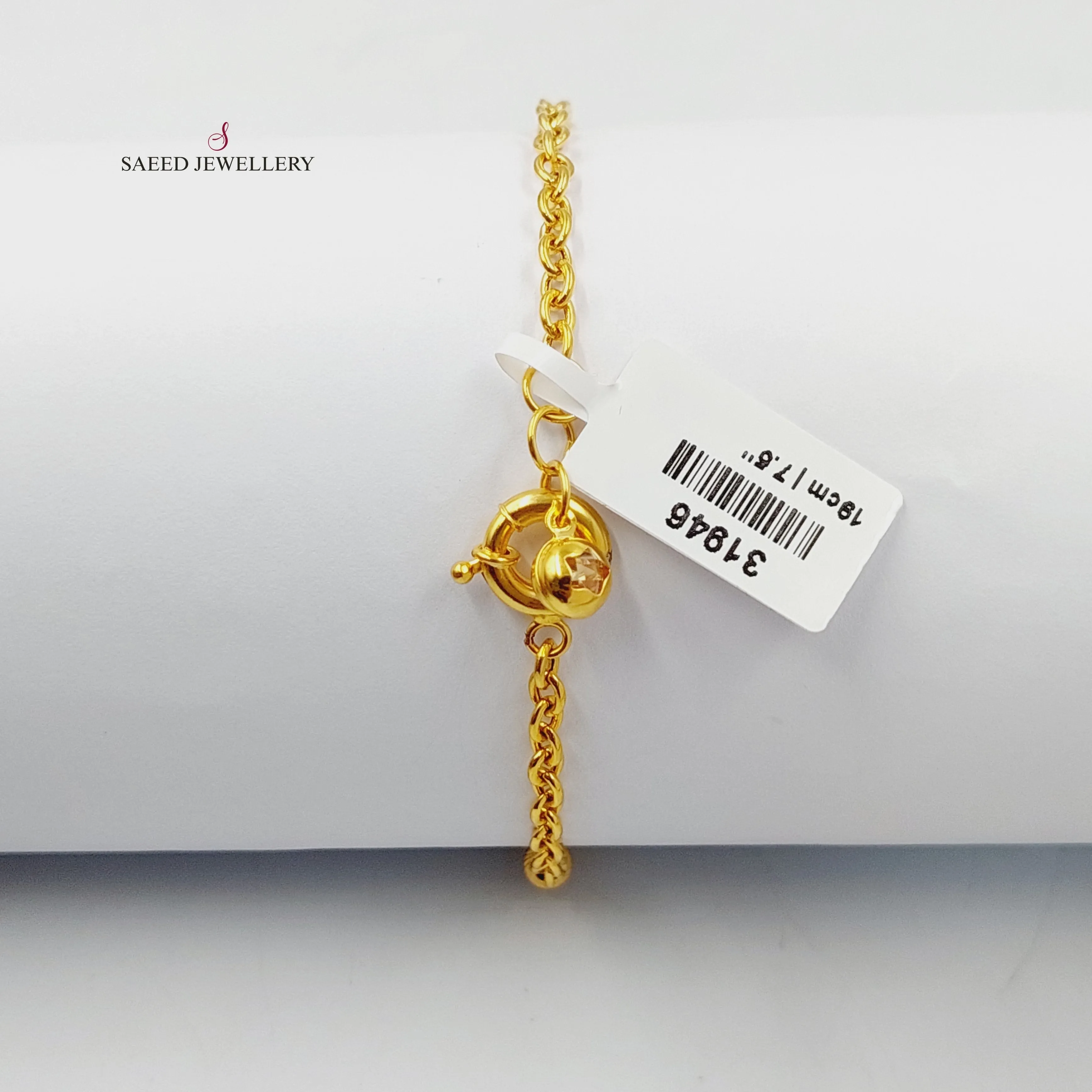 Zircon Studded Heart Bracelet