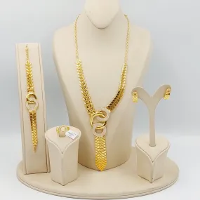 Zircon Studded Leaf Set